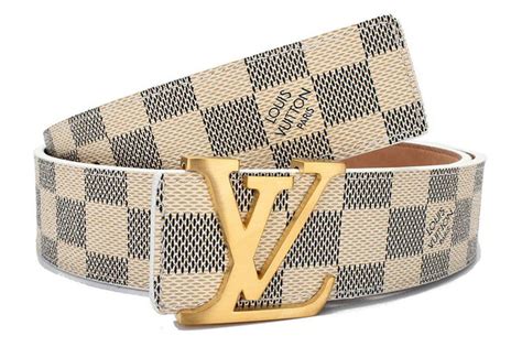 louis vuitton white checkered belt|louis vuitton belt clearance.